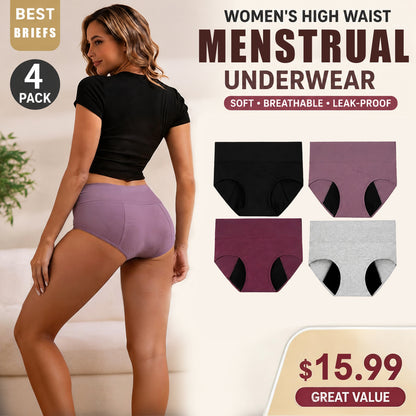 Special Sale❤️Women's Period Panties — Leak-Proof, High-Waisted, Pure Cotton