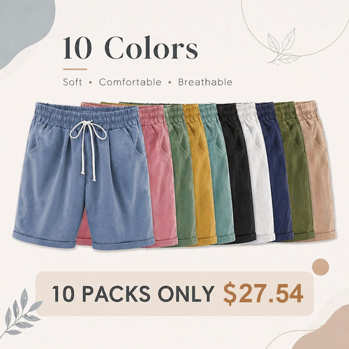 (🔥Summer Hot Sale -70% OFF🔥)Elastic Waist Casual Comfy Summer Shorts
