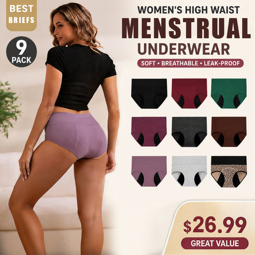 Special Sale❤️Women's Period Panties — Leak-Proof, High-Waisted, Pure Cotton