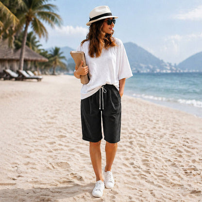(🔥Summer Hot Sale -70% OFF🔥)Elastic Waist Casual Comfy Summer Shorts