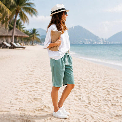 (🔥Summer Hot Sale -70% OFF🔥)Elastic Waist Casual Comfy Summer Shorts